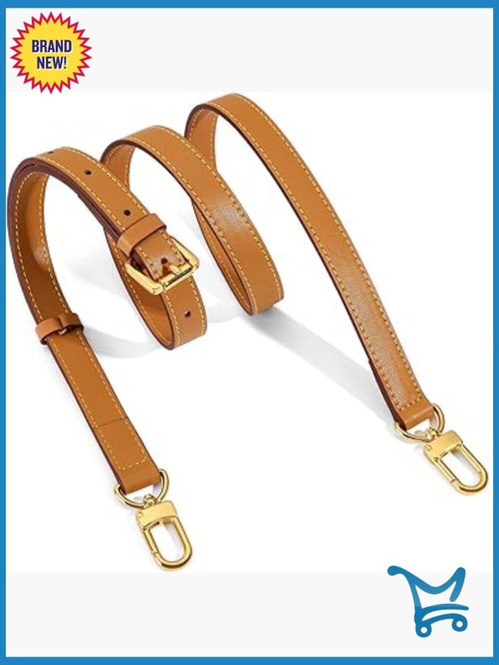 Leather Adjustable Replacement Shoulder Strap for Handbags Crossbody Purse Band